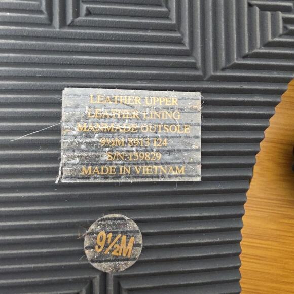 TORY BURCH Miller Wedge Platform Leather Sandals Black Excellent US 9.5M - Picture 13 of 16